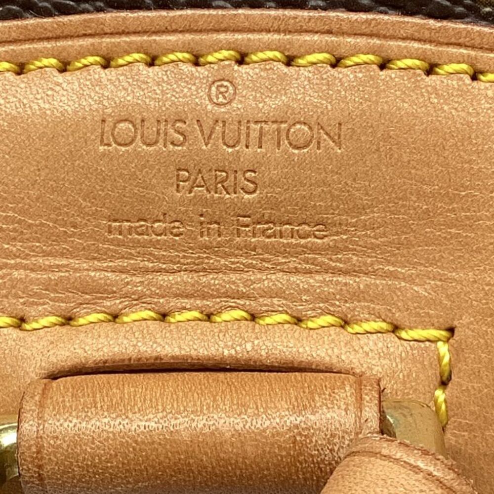 Louis Vuitton Montsouris Mini Backpack in Brown Coated Canvas - Picture 12 of 12